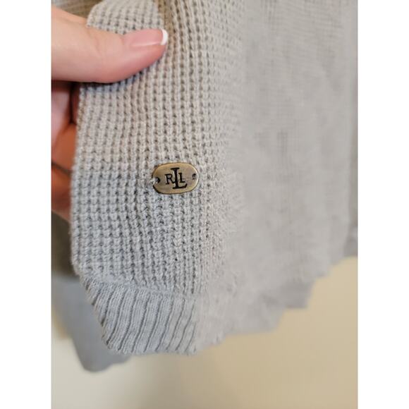 Lauren Ralph Lauren Women's Cowl Neck Knit Sweater Pullover Gray Size Medium - Picture 4 of 8